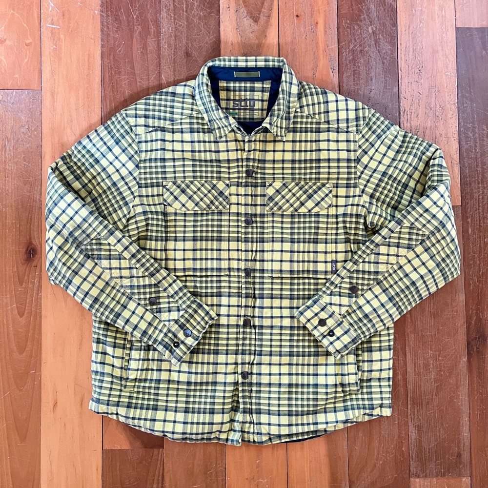 Mens Stio Plaid Button-Up jacket, size Large